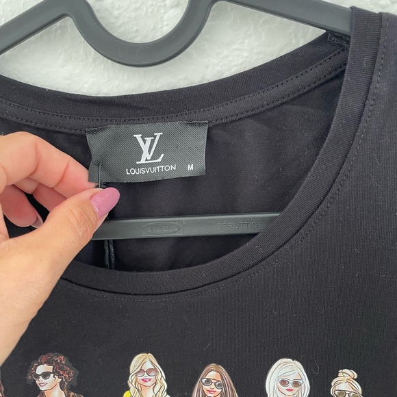Louis Vuitton black T-shirt size M new one - Picture 4 of 8